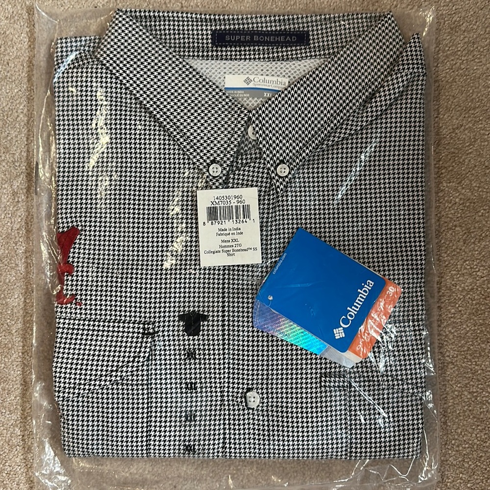 NEW IN BAG! Columbia Alabama Men’s Size XXL PFG Button Down!